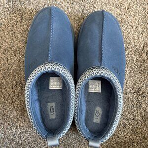 UGG Tazz Suede Platform Slippers - Eve Blue - Women's 9